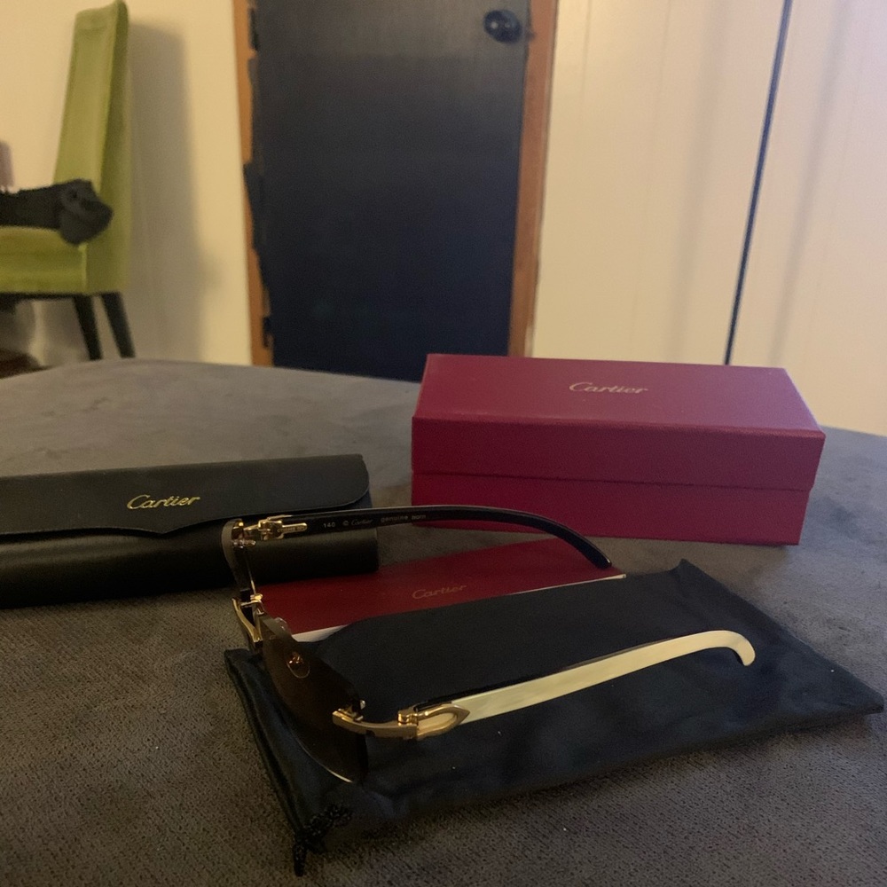 Authentic Cartier C Decor Buffalo Horn